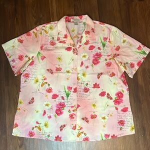 Vintage floral blouse